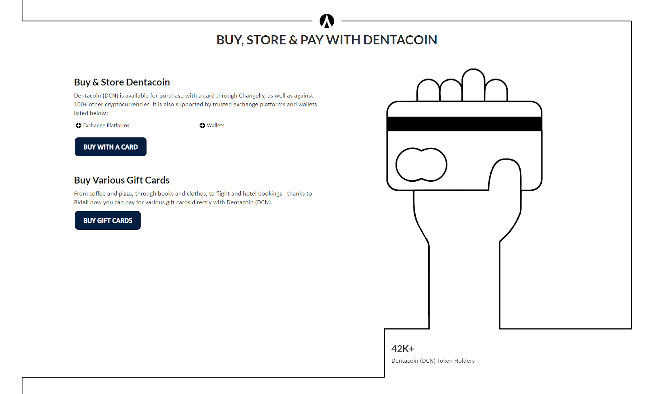Dentacoin (DCN) is a digital currency that is used to reward patients for their activities.